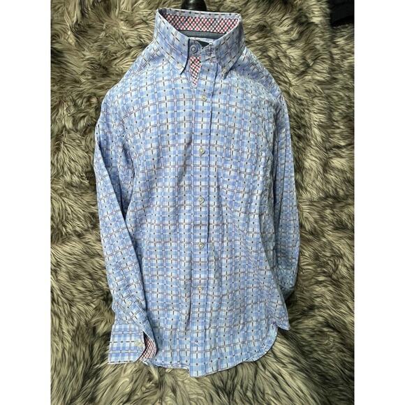 Taylor Byrd Collection With Flip Cuff‎ Men's Size S Button UP Shirt - Picture 1 of 5